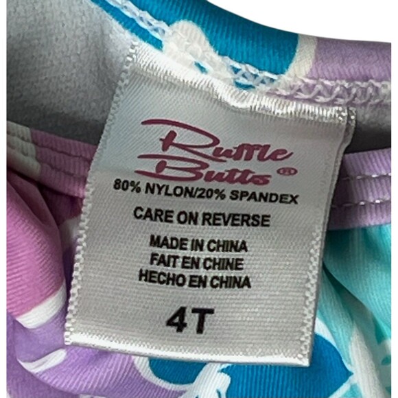 Ruffle Butts Ruffle Strap One Piece Swimsuit Size 4T - Picture 6 of 6